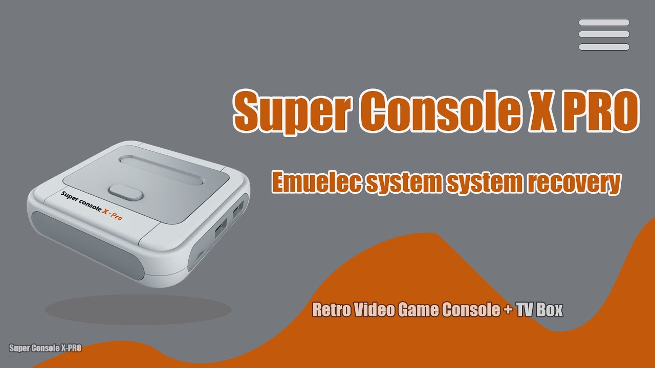 Super console x pro recovery system guide YouTube