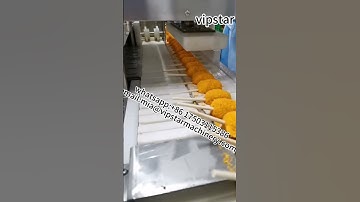 Continuous Meat Skewer Machine #machine #food#sausage