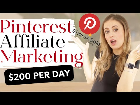 Pinterest Affiliate Marketing & ShareaSale // How I make $200/Day (Beginner Tutorial) thumbnail