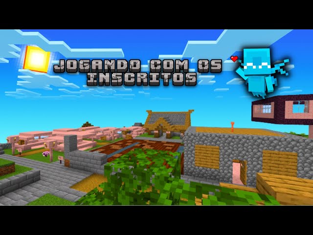 🔴🎮🔴 MINECRAFT JOGANDO COM INSCRITOS JAVA E BEDROCK JUNTOS 🔴🎮🔴 