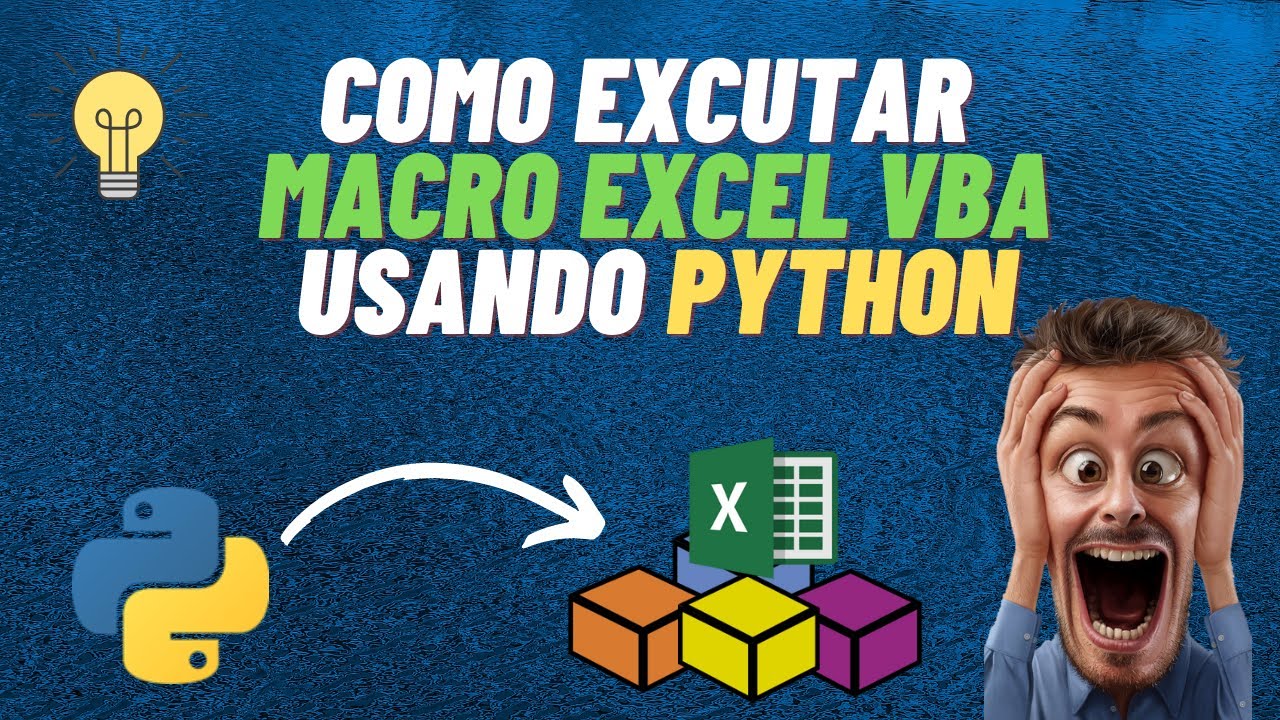 Como Executar uma macro no Excel usando Python - YouTube