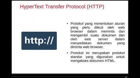 Pengantar Pemrograman Web