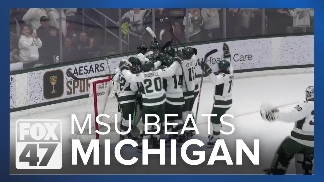 Michigan State snaps 6game skid against Michigan winning 21 YouTube