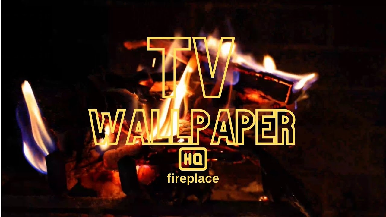 Tv wallpaper ambiance fireplace YouTube