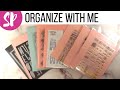 ORGANIZE STAMP POCKETS WITH ME | Putting all my Stamps and Dies into Stamp Pockets