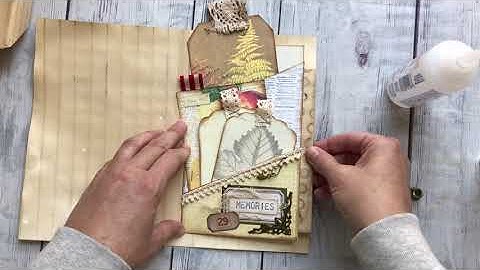Loaded Junk Journal Pocket Tutorial, Easy Junk Journal Video, Fall Junk Journaling, Loaded Envelopes