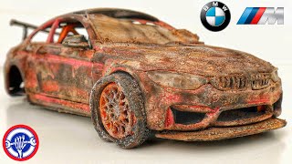Restoration Damaged Bmw M4 Gts Restore And Custom Diecast Model Cars