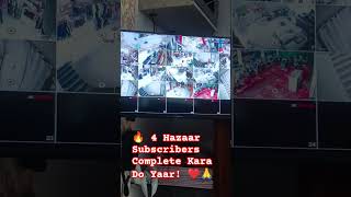 🔥4 Hazaar Subscribers Complete Kara Do Yaar! 🙏 Bas Thoda Sa Support Aur Chahiye! #Shorts #Subscribe