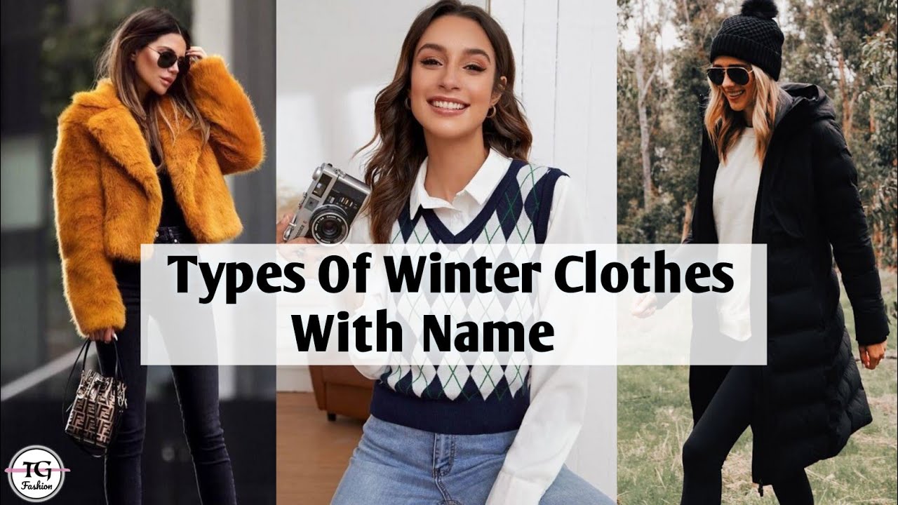 Types Of Winter Clothes With Name /Winter Wear For Girls And Women /Types  Of Winter Dresses 