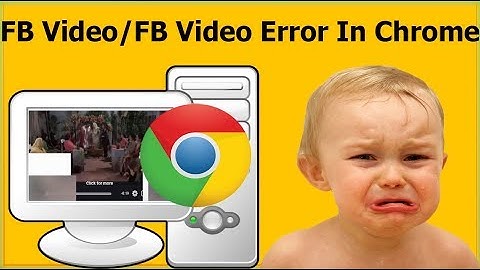 Fix Facebook Video Won