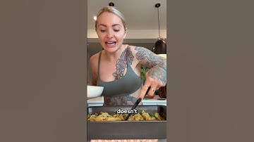 The viral Trader Joe’s dumpling bake.. but lemme show you how to make it macro friendly 🔥