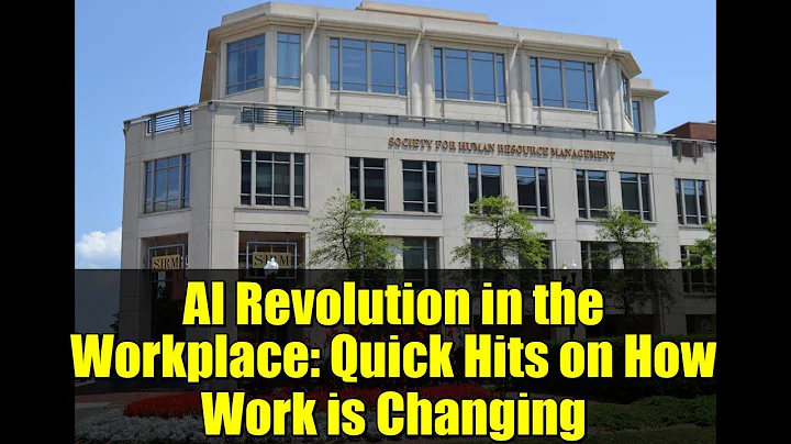 AI Revolution in the Workplace: Quick Hits on How Work is Changing