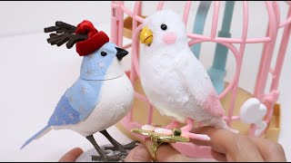 Mimicry Toy Bird and Sensor Singing Christmas Bird