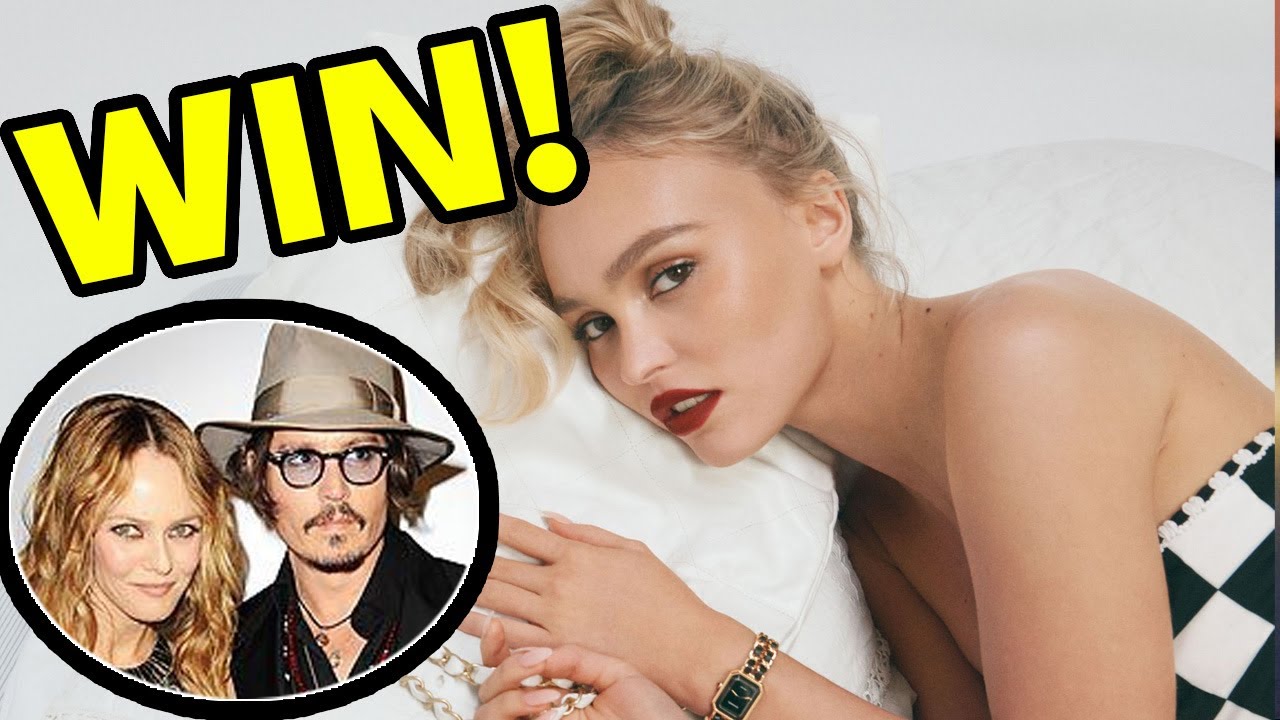Johnny Depp's Daughter Lily-Rose Depp WINS - YouTube