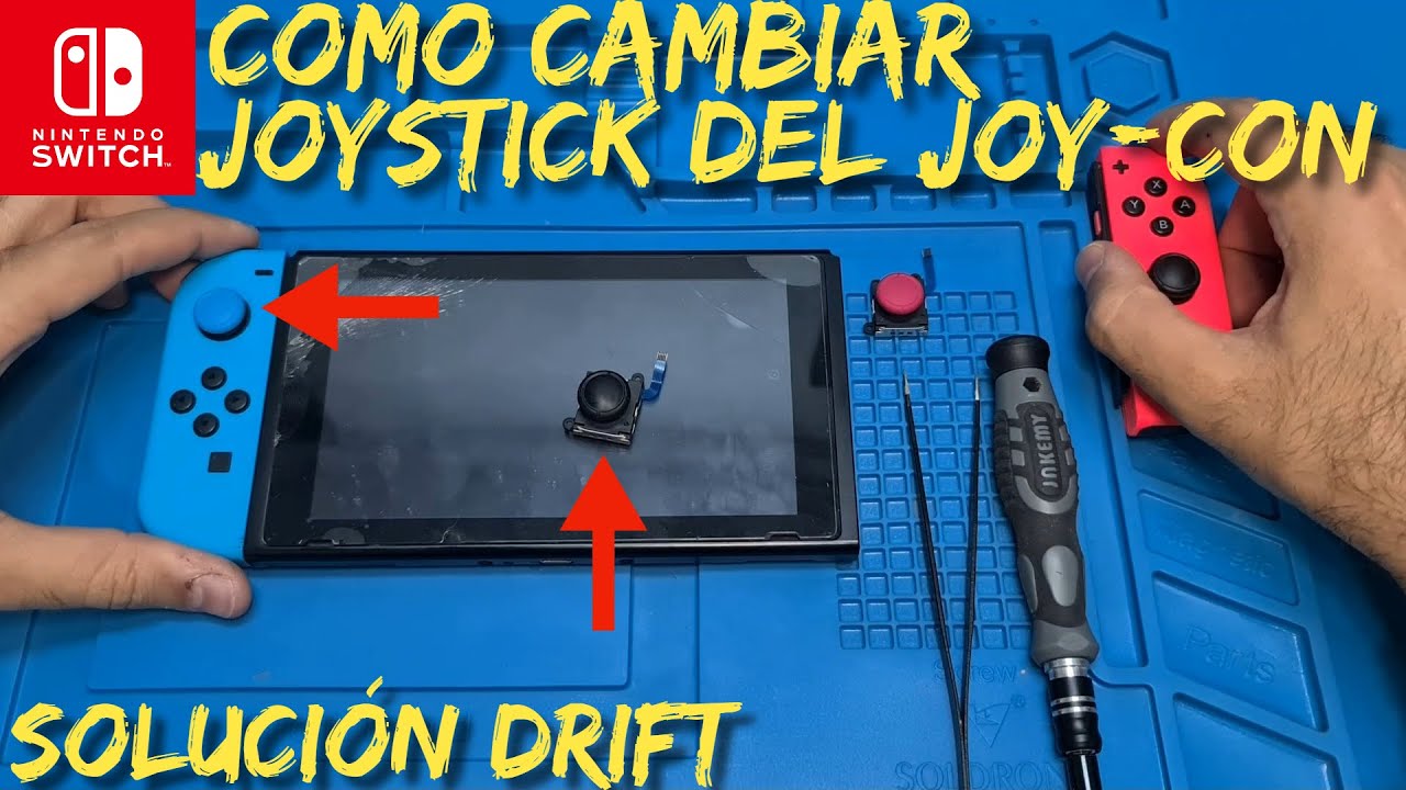 Nintendo Switch cambio de Joystick(pieza completa) // Solución de Drift ...