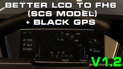 Better LCD TO FH6 (SCS model) + Black GPS + Blind Sensor (V1.2A)