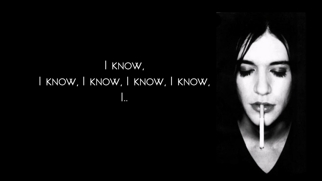 Watch Placebo - I know 2008 (lyrics) on YouTube Watch Placebo - I know 2008 (lyrics) on YouTube