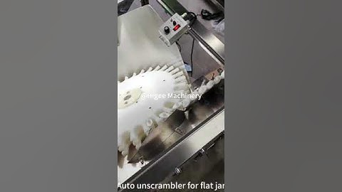 Automatic bottle unscrambler machine for plastic bottles/jars