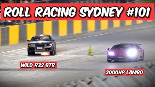 Roll Racing Sydney 101 - 1200Hp Evos, 1800Hp Gtrs And 2000Hp Supercars Battle It Out