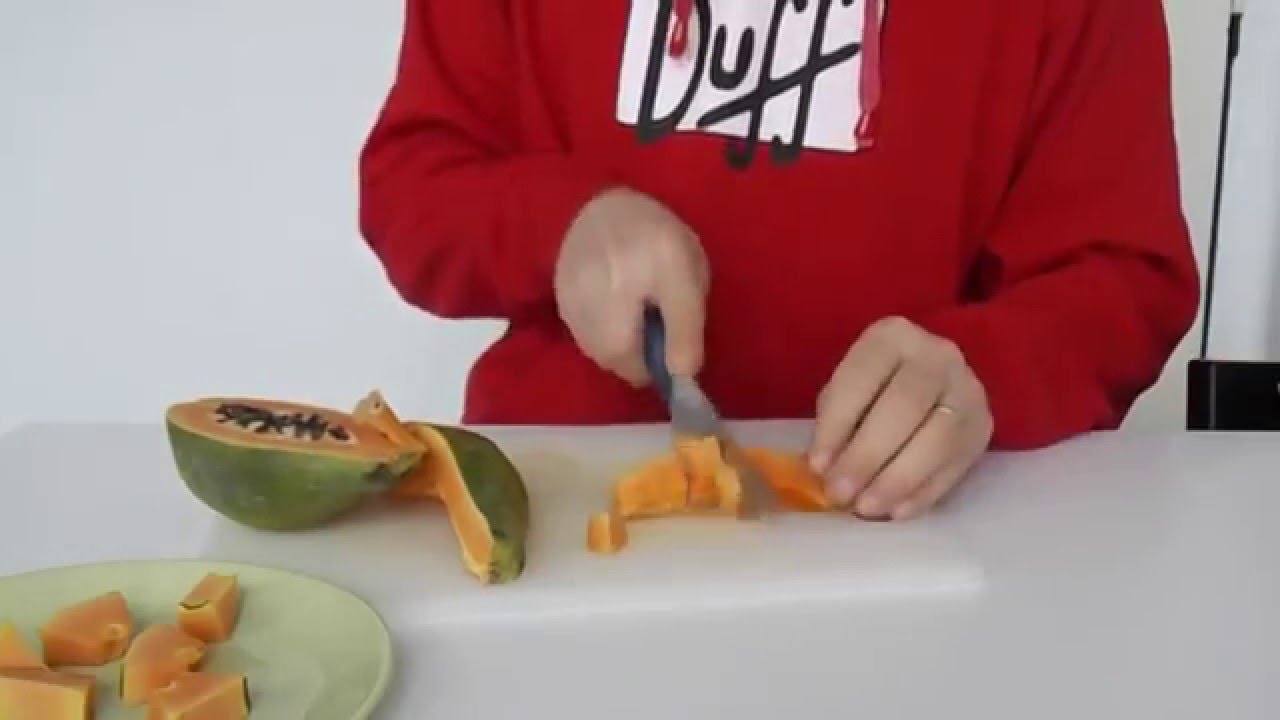 Jak se loupe Papaya?