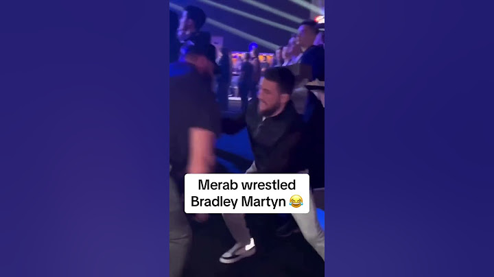 Merab wrestled Bradley Martyn 😂 (via merab.dvalishvili/IG)