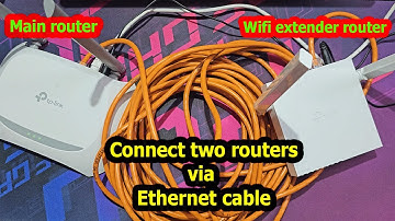 How to connect two tp link routers via cable