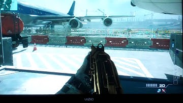how to get on the plane wing in terminal on mw3!!!!!!!!!!!!!
