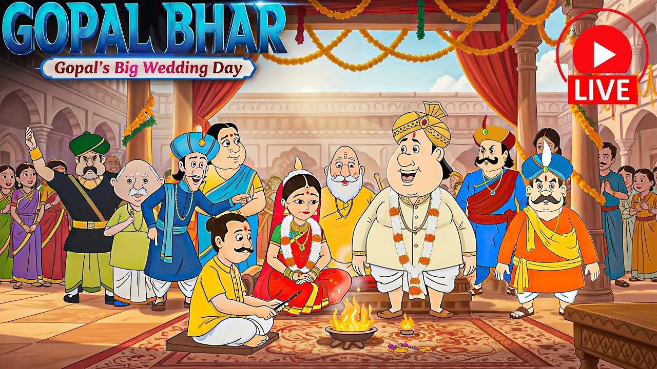 🔴 LIVE: Gopal Bhar Non-Stop Comedy & Masti! 😂| Gopal Bhar