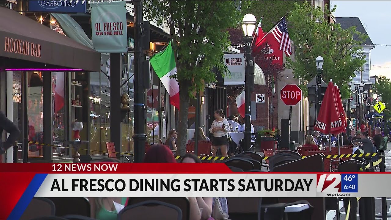 Al Fresco dining returns to Federal Hill on Saturday YouTube