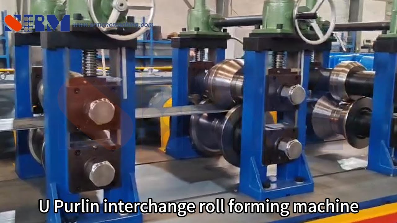 U Purlin roll forming machine 