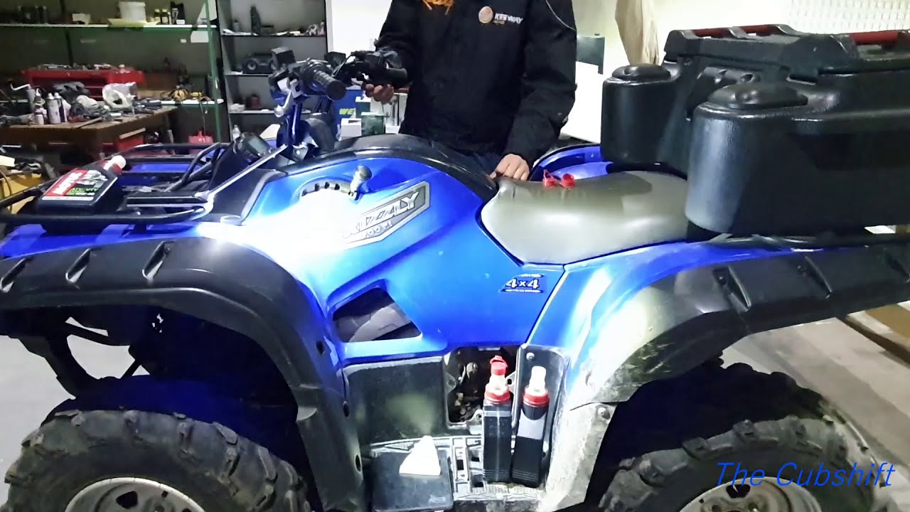 DIY Service Time for Grizzly 700 2007 Preparing for winter drive