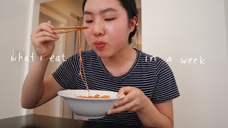 what i eat in a week (realistic + healthyish ;)