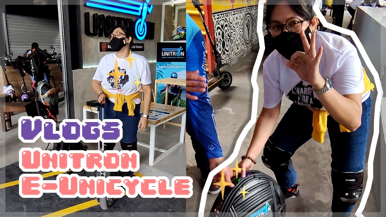 VLOG Unitron PH EUnicycle test ride YouTube