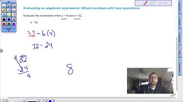 ALEKS Lesson 29 - Algebraic Expressions - Two Operations