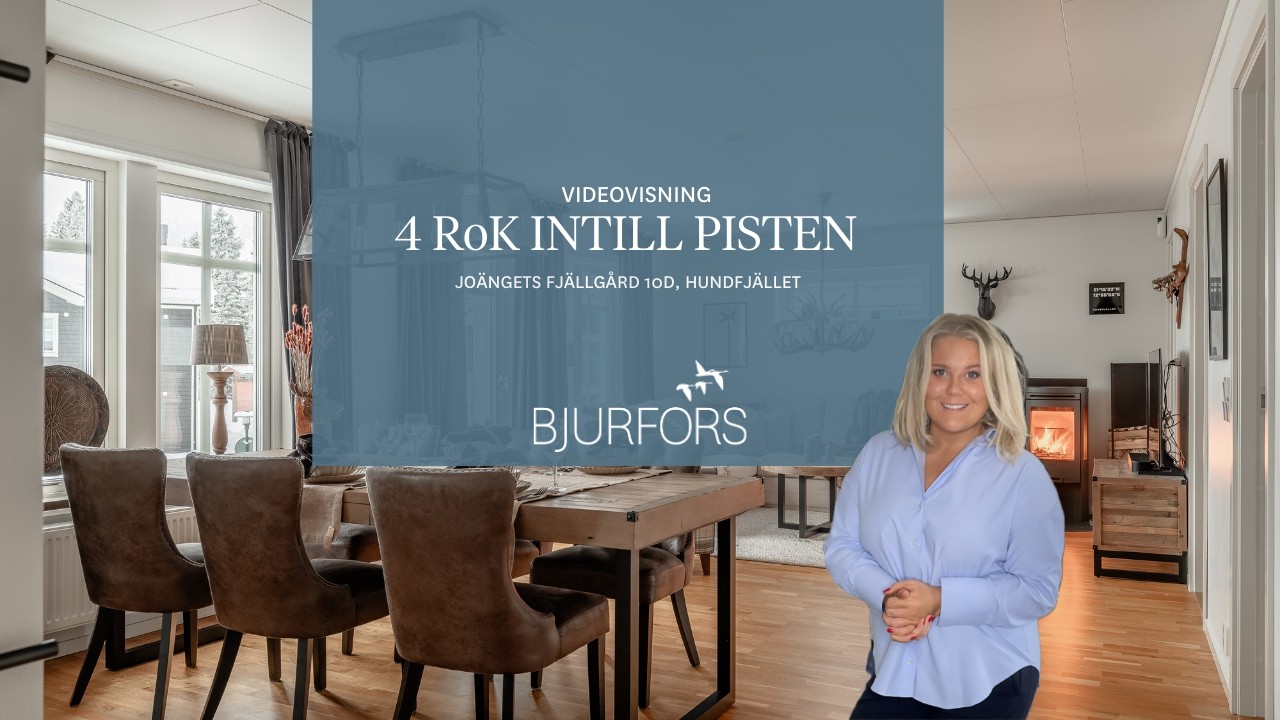 Pistnära toppboende 4 RoK i Hundfjället med både nöje och skidåkning runt knuten