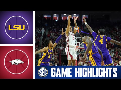 LSU Tigers at No. 20 Arkansas Razorbacks | Game Highlights | 2026 SEC Men's Basketball