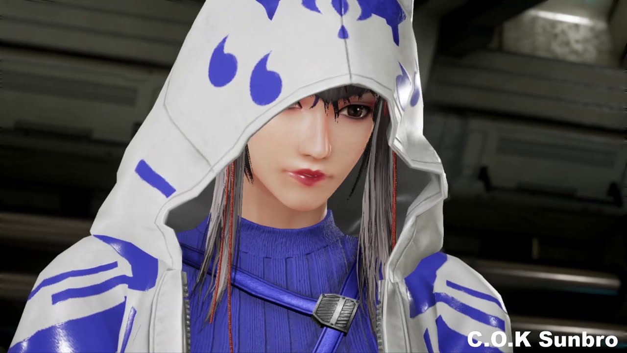Kazumi Blue Hoodie Mod Customization - New Outfit Tekken 7