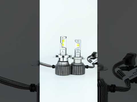 Автомобільні лед лампи DriveX AL-11S H4/H19 5500K 50W CAN (комплект), видео 1