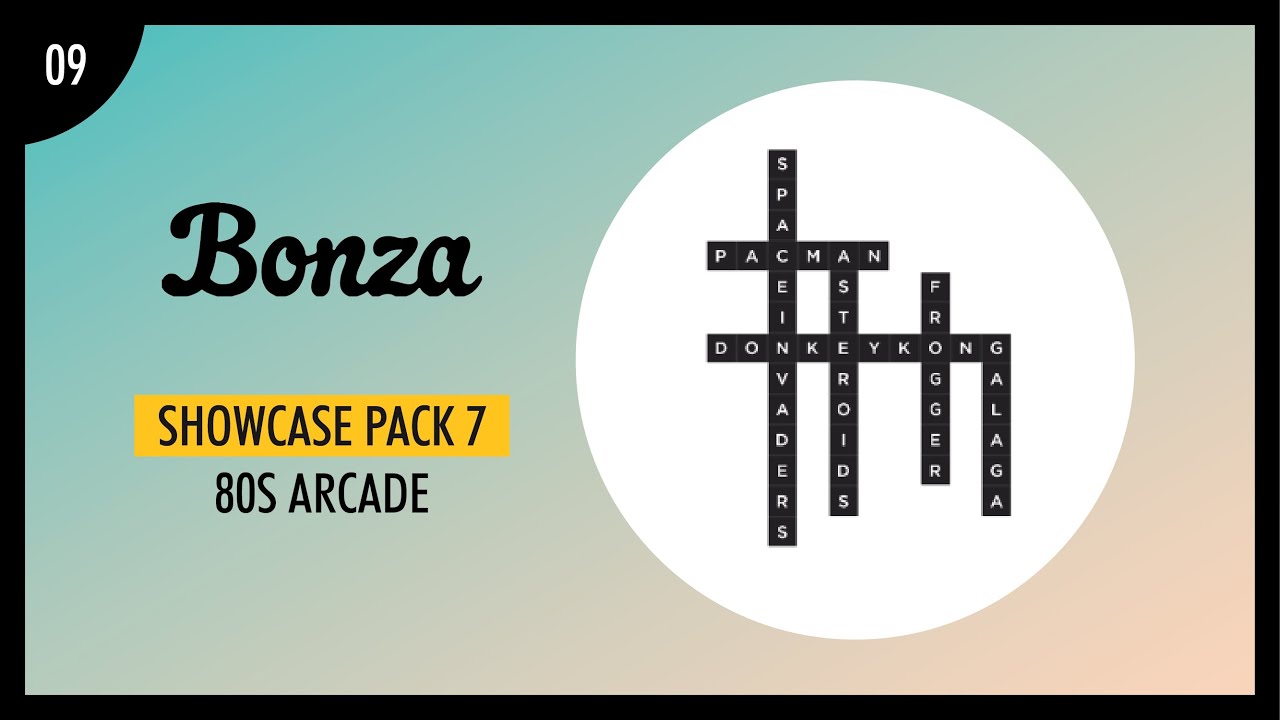 Bonza Word Puzzle | Showcase | Pack 7 | 80s Arcade - YouTube