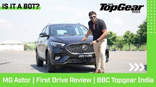 MG Astor | First Drive Review | BBC Topgear India | It’s a Bot!! screenshot 4