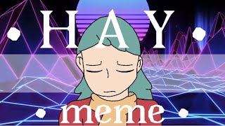 • Hay Meme • (Hilda)
Hay everyone! You guys loved the first Hilda meme, and I just couldn’t help myself. There are spoilers in here (I suppose). I included the trio of friends on the show. Hope you like? • Hay Meme • (Hilda)