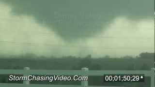 4/9/2012 Woodward, OK Tornado stock footage