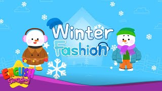 Kids vocabulary - Winter Fashion - Learn English for kids - English educational video