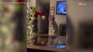 Mums Brutal Grinch Prank Slammed