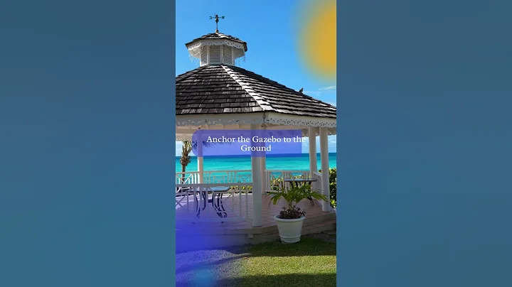 How to Secure A Gazebo from Wind #short #viral #gazebo