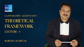 CA Foundation Accountancy : Theoretical Framework : Lecture  1 ( July 2025 attempt onwards ) #icai