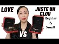 CARTIER LOVE BRACELET VS JUSTE UN CLOU REGULAR AND SMALL BRACELET