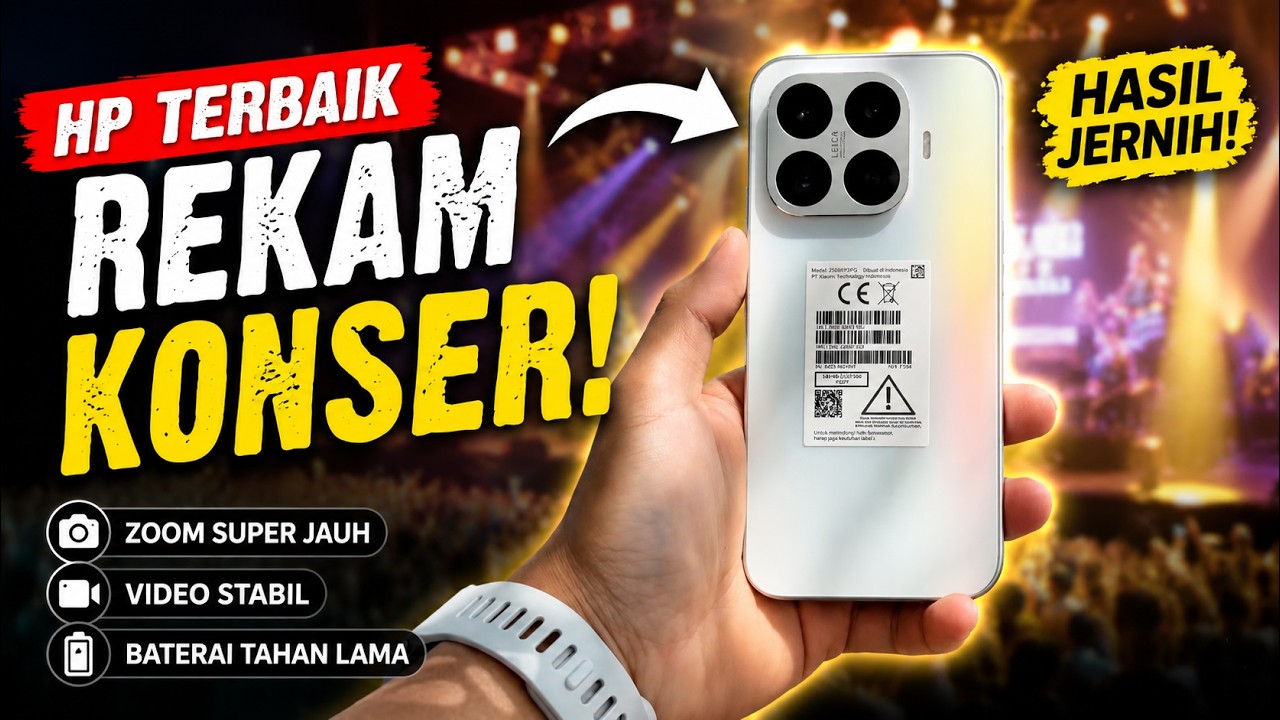 5 HP Kamera Zoom TERBAIK 2026 Buat Rekam Konser! Hasil … — Transcript