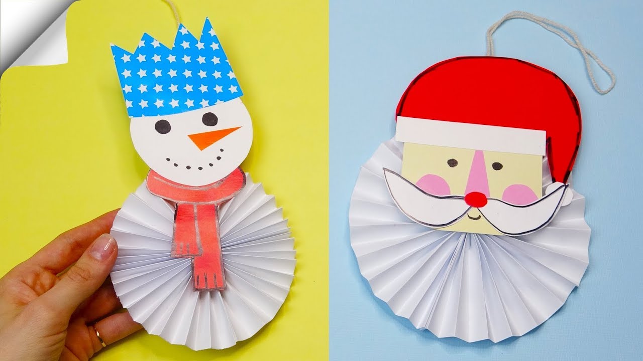 3 Christmas Craft DIY paper crafts YouTube