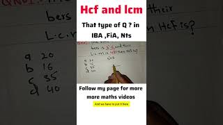 Ratio Hcf and lcm #lcm #lscm #lmsl #cblm in seconds questions ❓❓ IBA fia nts